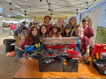 ASU women's robotics team places first in country, third in world