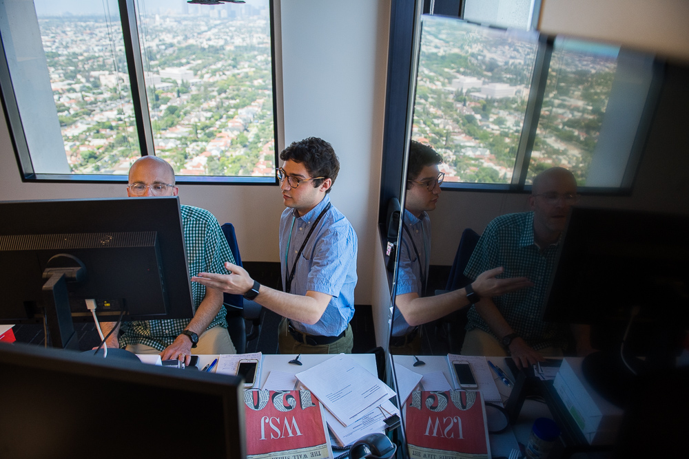 ASU alum Ethan Miller works in the LA office of the Wall Street Journal