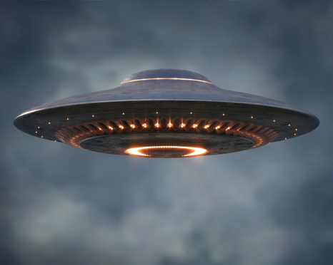 flying alien saucer