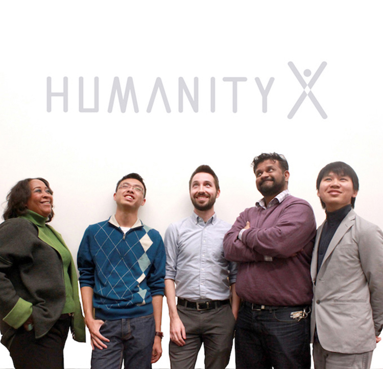 group portrait of Humanity X team