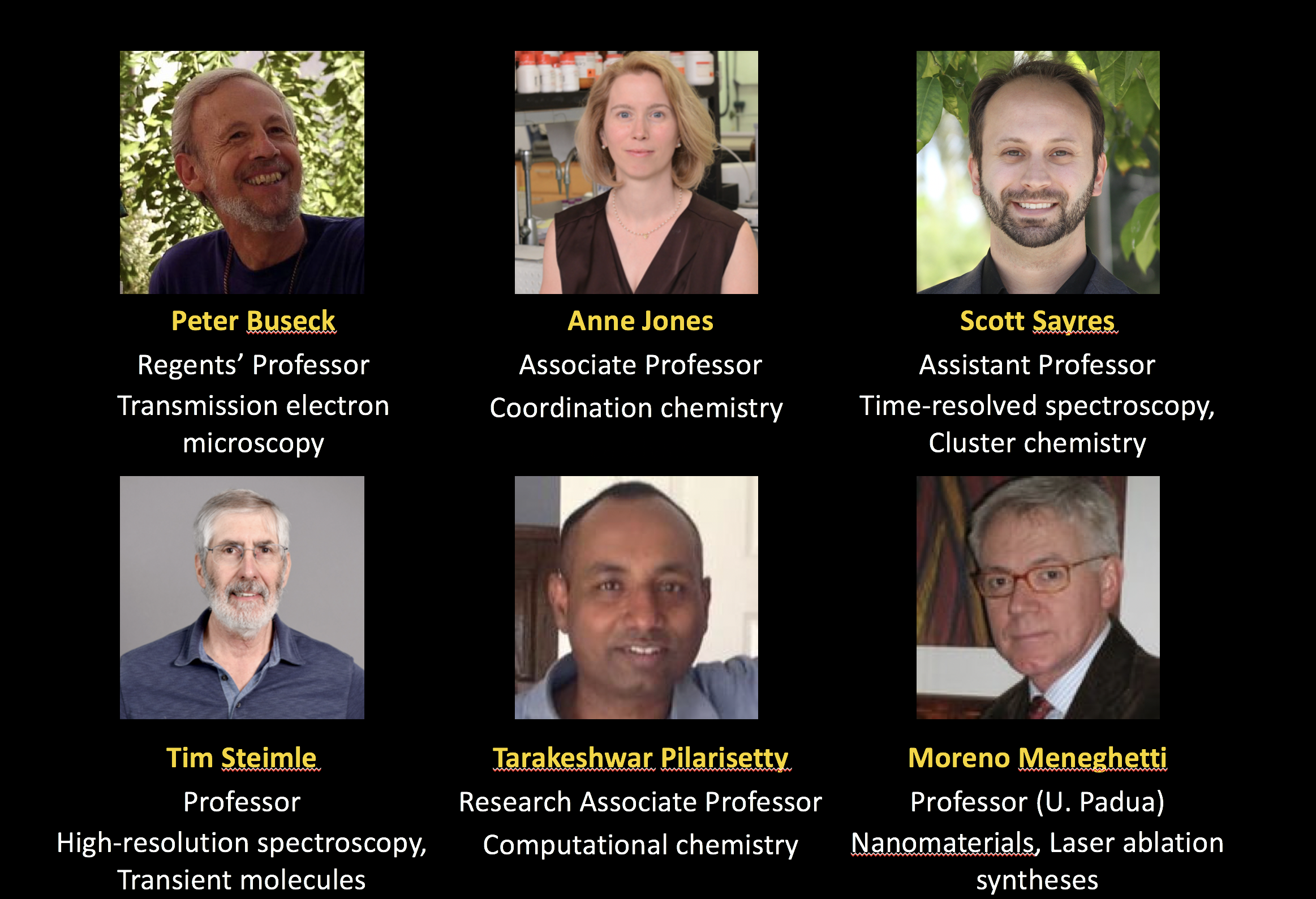 photos of researchers