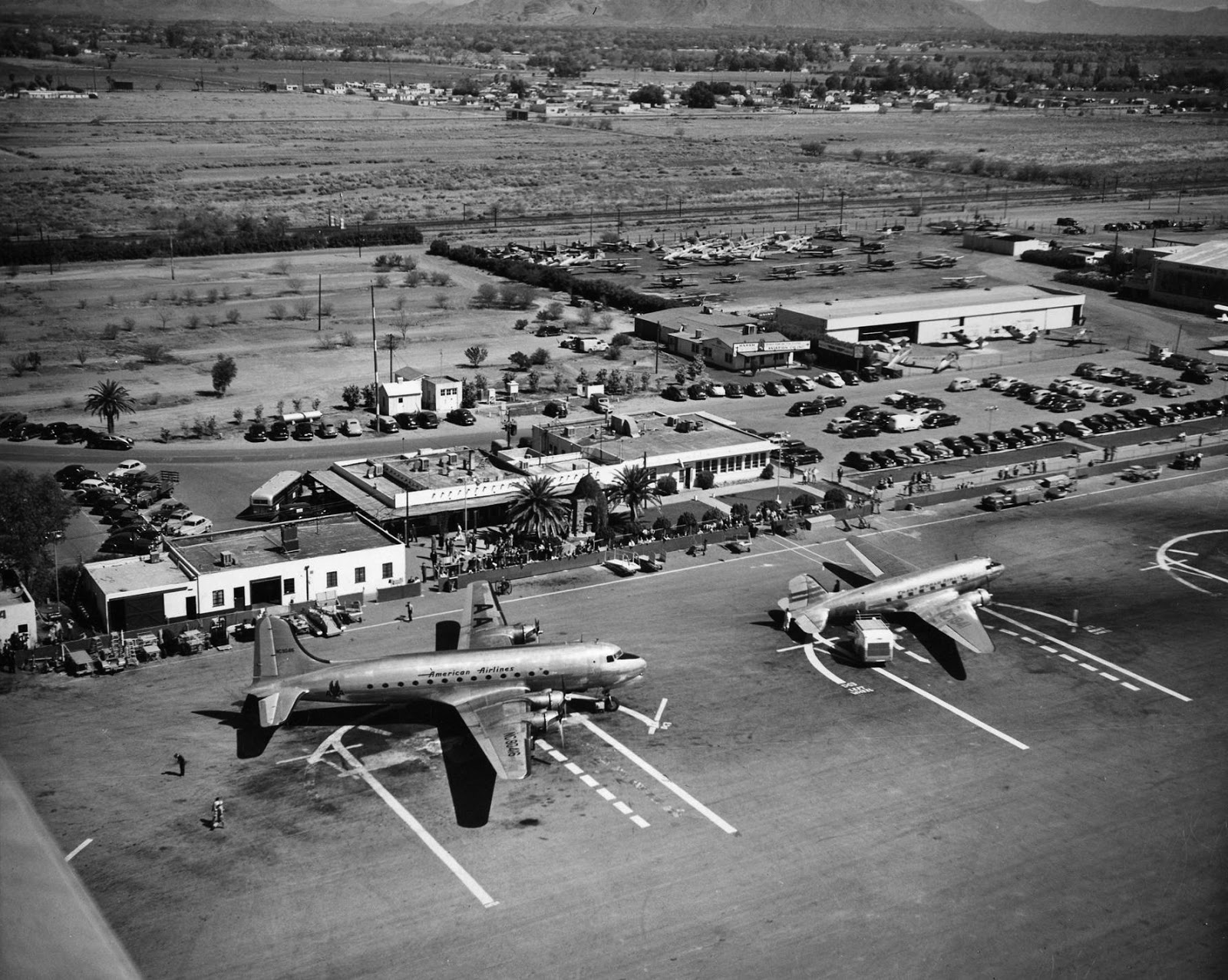 A 1930s photo of what became Sky Harbor Airport 