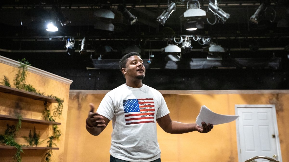 Donta McGilvery teaches African-American theater at ASU.