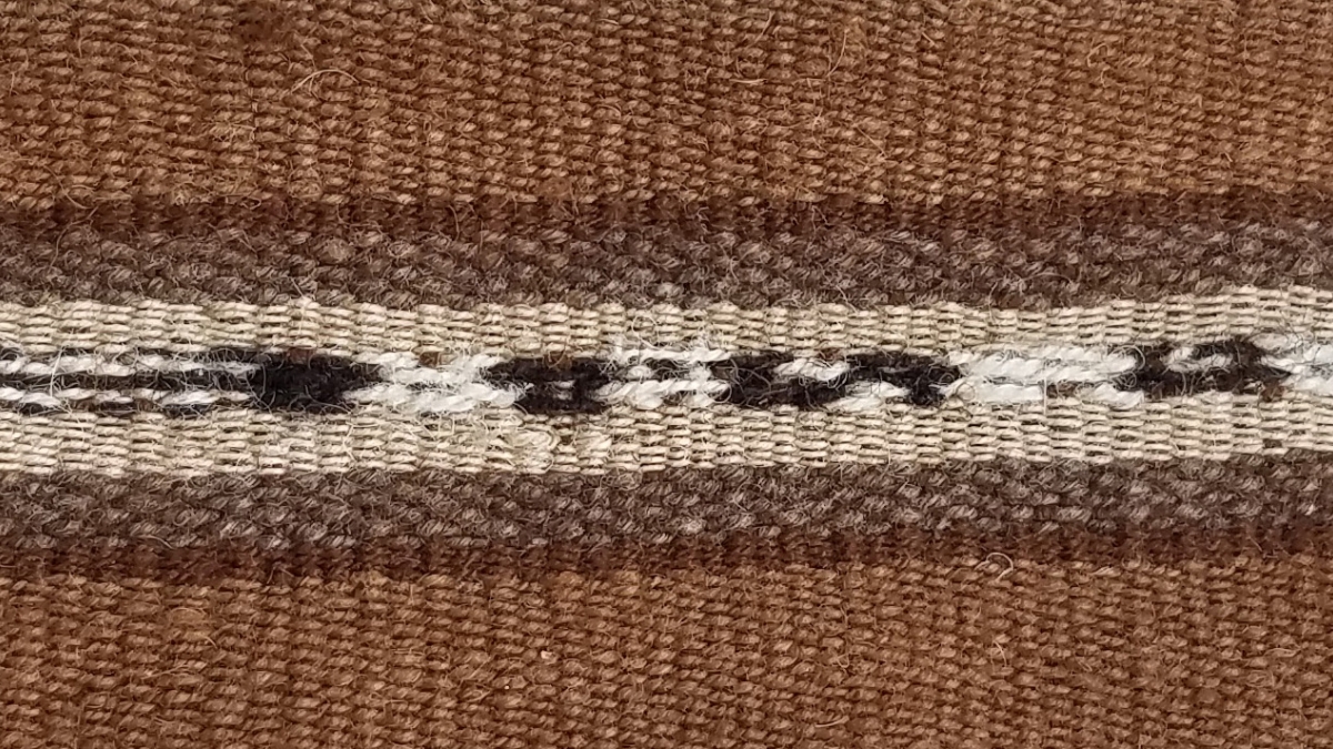 photo of a traditionally woven Aymara textile