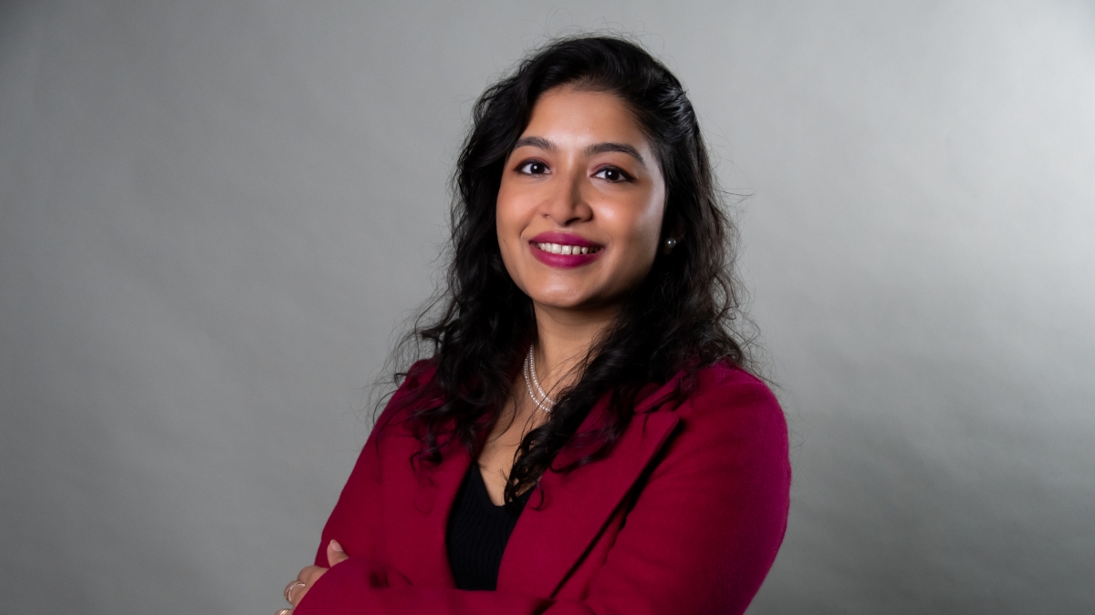Arunima Gupta, a 2024 Master of Global Management graduate from Thunderbird School of Global Management at Arizona State University. 