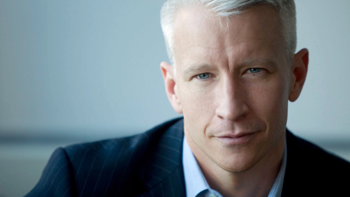 portrait of journalist Anderson Cooper