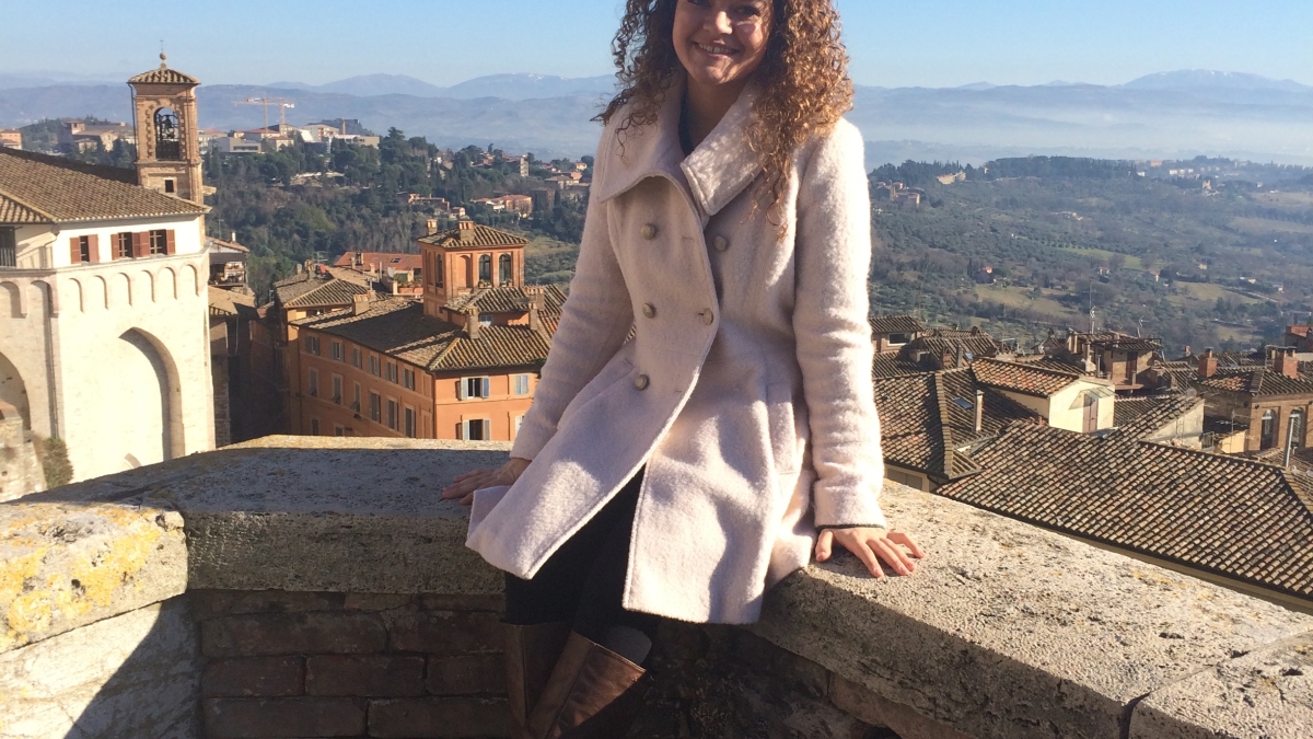 ASU student Lynnsey Bogash in Italy