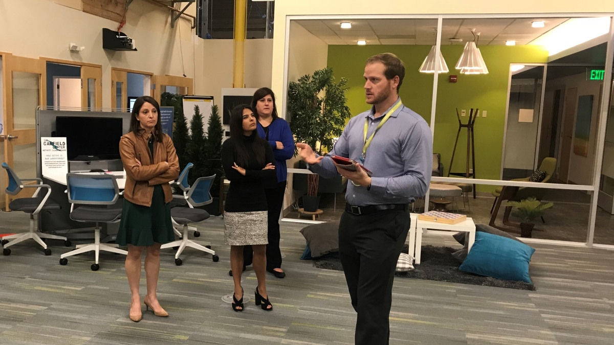 2018 EFIHL Fellows visit the Garfield Innovation Center in San Leandro, CA
