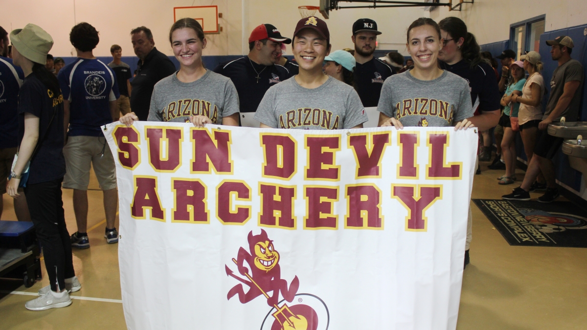 Sun Devil Archery team members