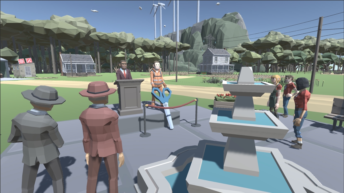 screenshot of a video game that teaches students about the energy industry