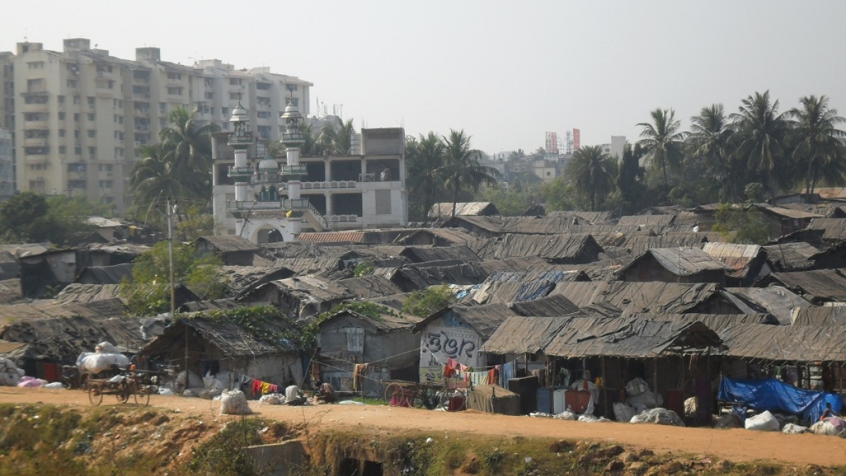 Slum in India