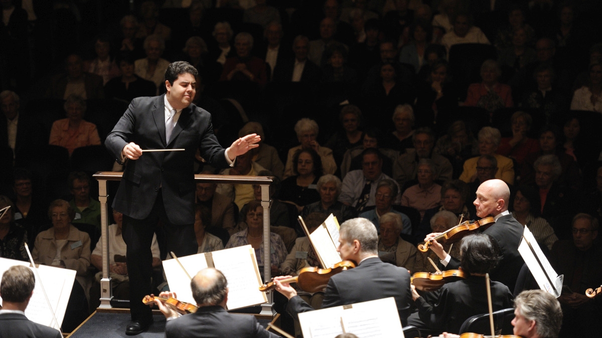 Phoenix Symphony Music Director Tito Muñoz will conduct the ASU Symphony Orchestra in Stravinsky's "Rite of Spring" at ASU Gammage.