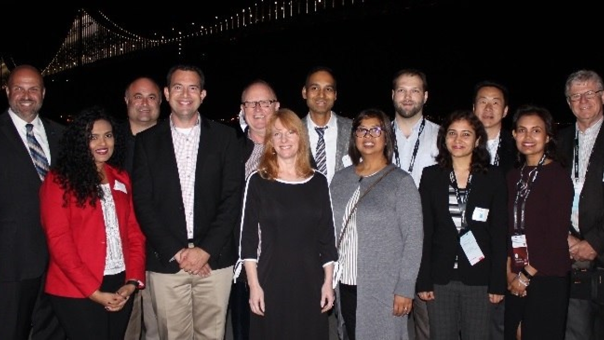 Group photo of recipients of PeopleSoft Innovator recognition