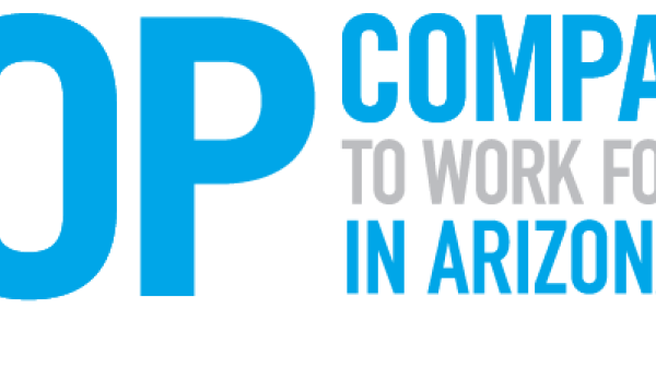 Top Companies to Work for in Arizona text logo