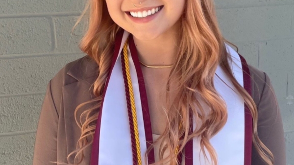 Carson Swisher, spring 2021, outstanding graduate, School of Criminology and Criminal Justice
