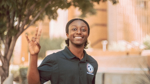 Portrait of ASU student Jason Amoako-Agyei.