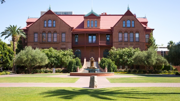 outside view of Old Main building on Tempe campus