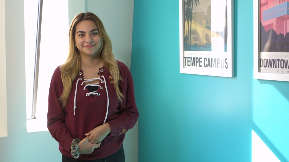 Calixto is a first-year student in the T. Denny Sanford School of Human and Family Dynamics at The College.
