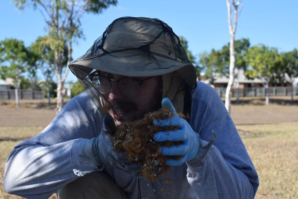 Photo of NSF-GRFP Fellow Andrew Burchill in the field