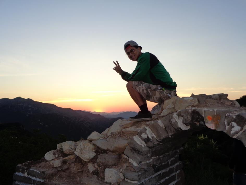 ASU student Jesus Mena Salas on Great Wall of China