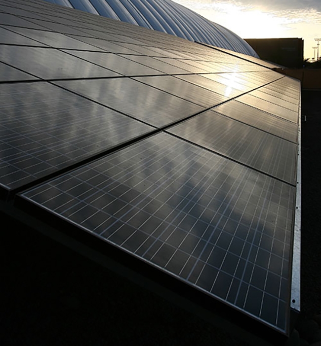 An ASU solar panel.