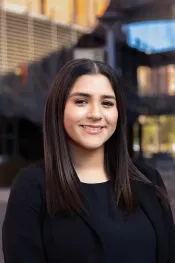 Alejandra Lopez, HBSA vice president of operations and interdisciplinary studies student with concentrations in business and communications