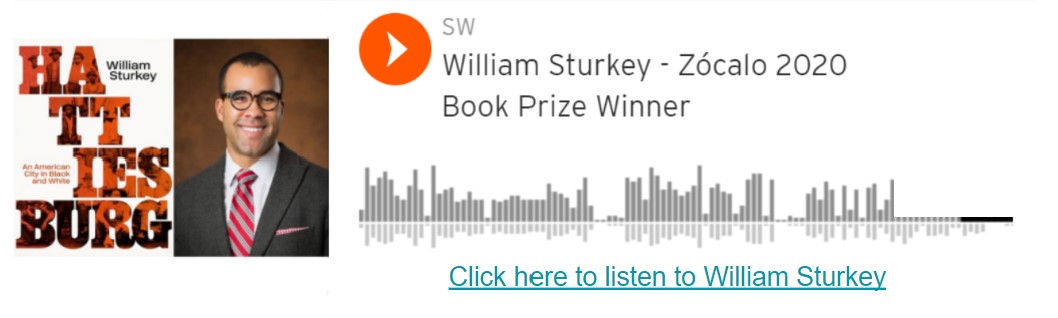 William Sturkey 2020 Zocalo Book Prize Winner
